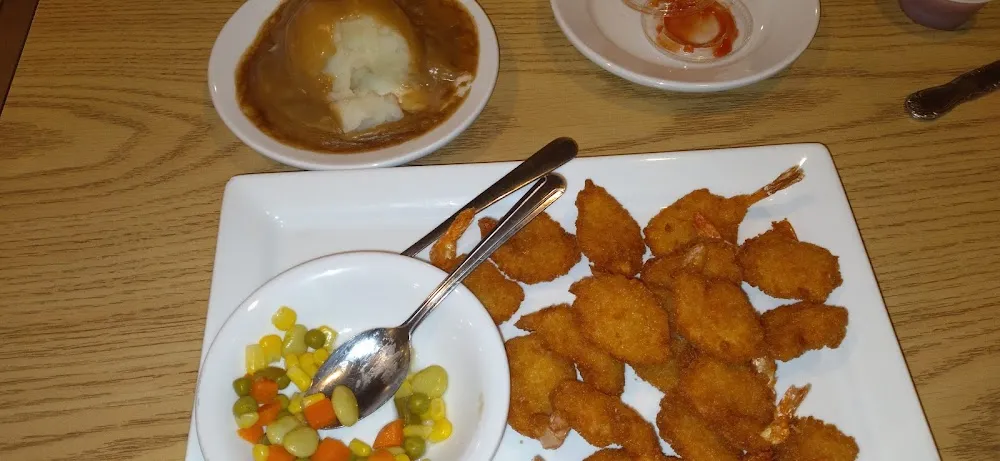 All You Can Eat Fried Shrimp with Optional Sides